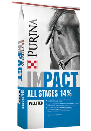 Purina®Impact®AllStages14PelletedHorseFeed